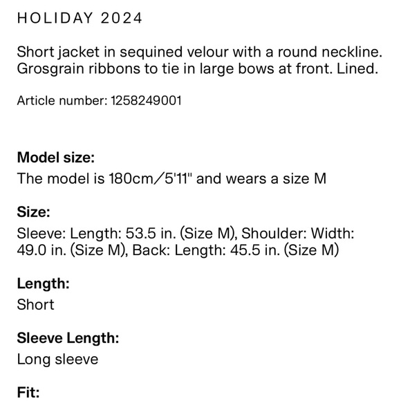 Sequined Bow-Front tie jacket. SOLD - Picture 7 of 7